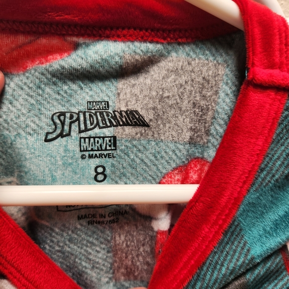 Marvel Spiderman Soft Cozy 2 Piece Snug Fit PJs Pajamas 8 - Picture 6 of 6